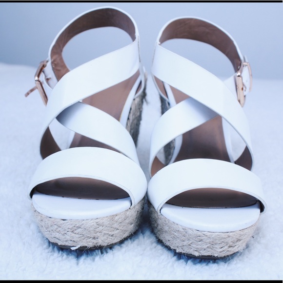 Derek Heart Shoes - Derek Heart Wedged Sandals